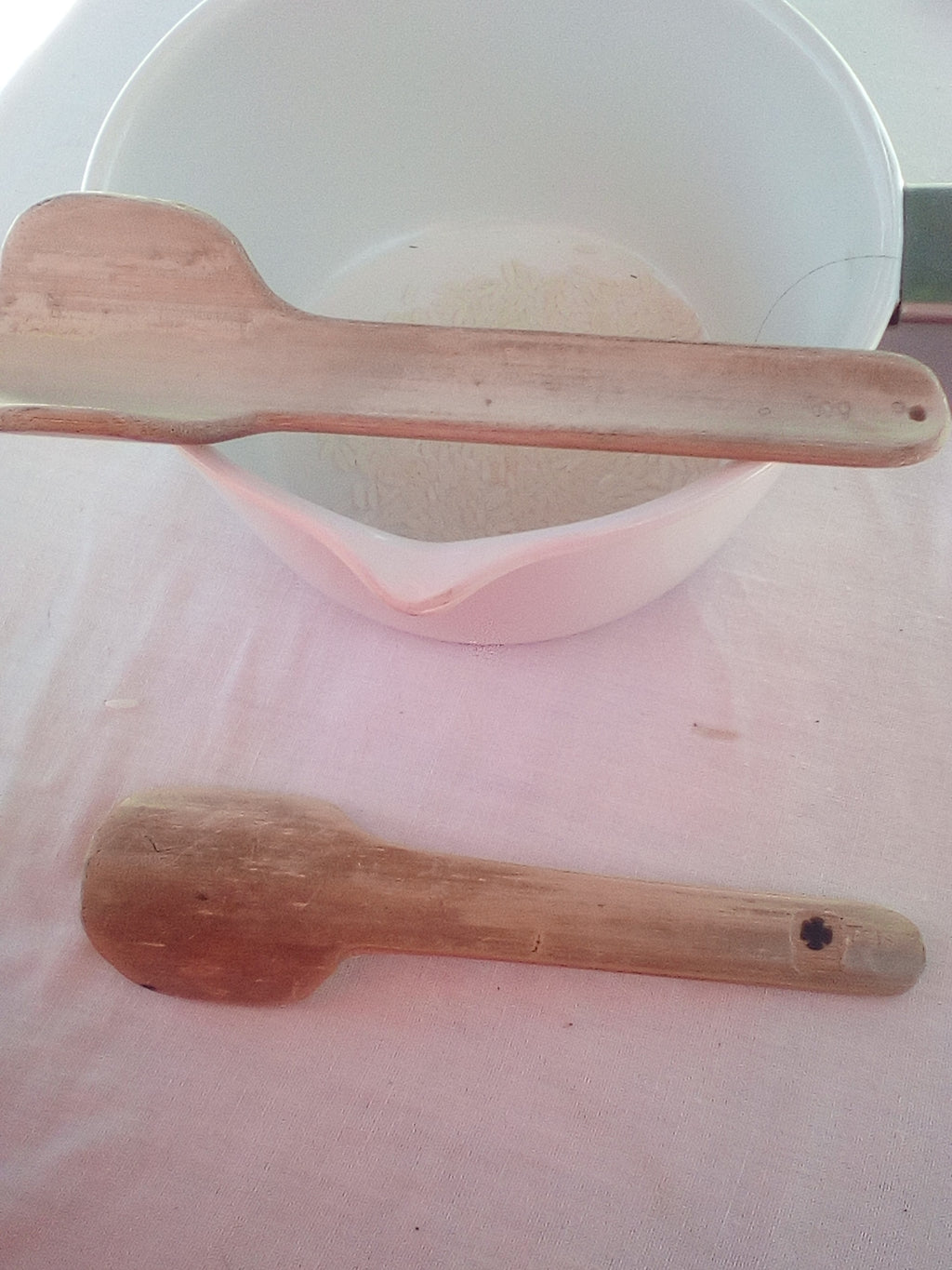 CUILLERES A TOUILLER EN BAMBOU noir ou vert artisanales de 16 cm