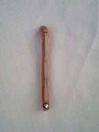 TOUILLEUR EN BAMBOU NOIR OU VERT ARTISANAL de 8-9 cm