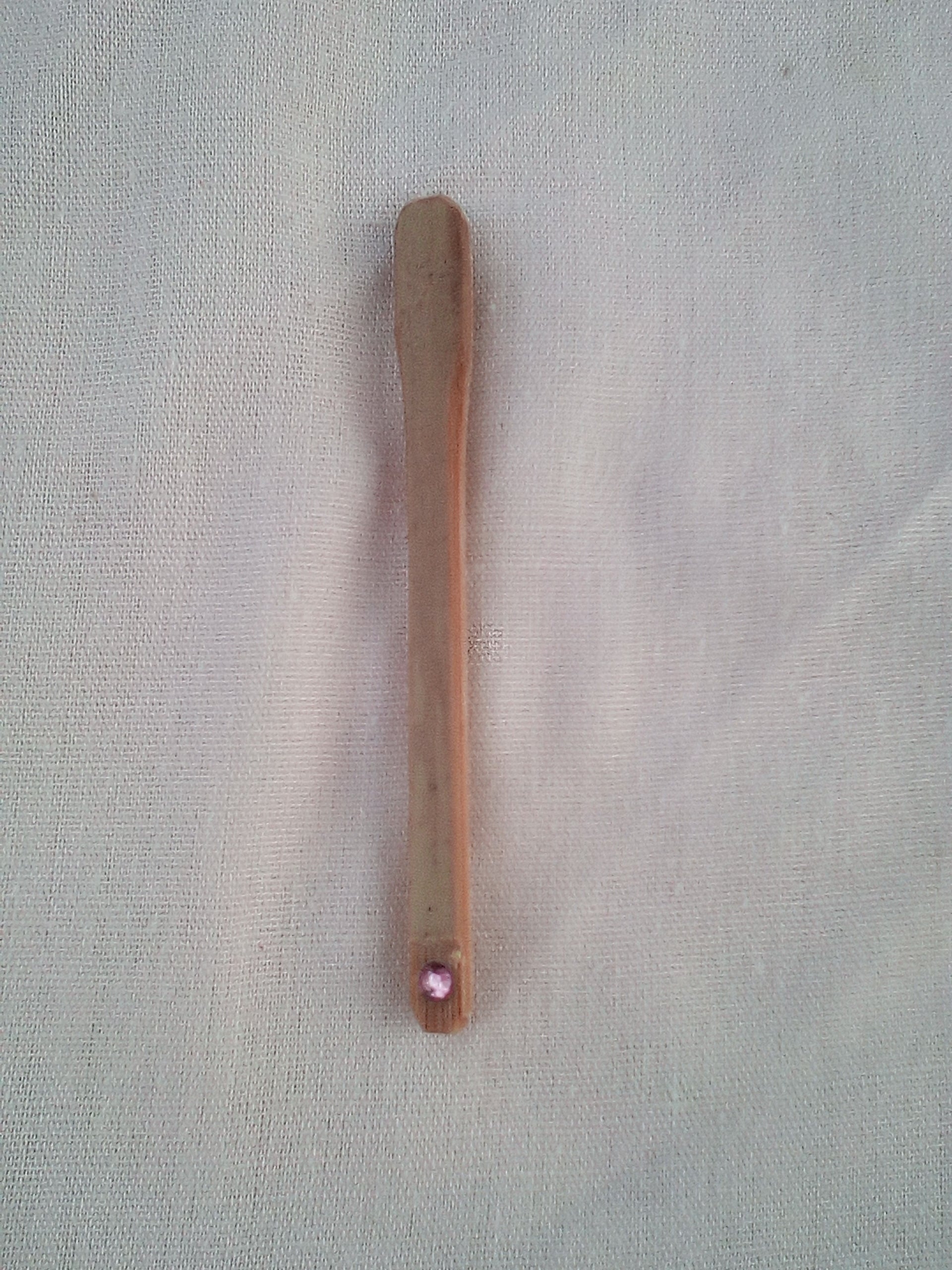 TOUILLEUR EN BAMBOU NOIR OU VERT ARTISANAL de 8-9 cm