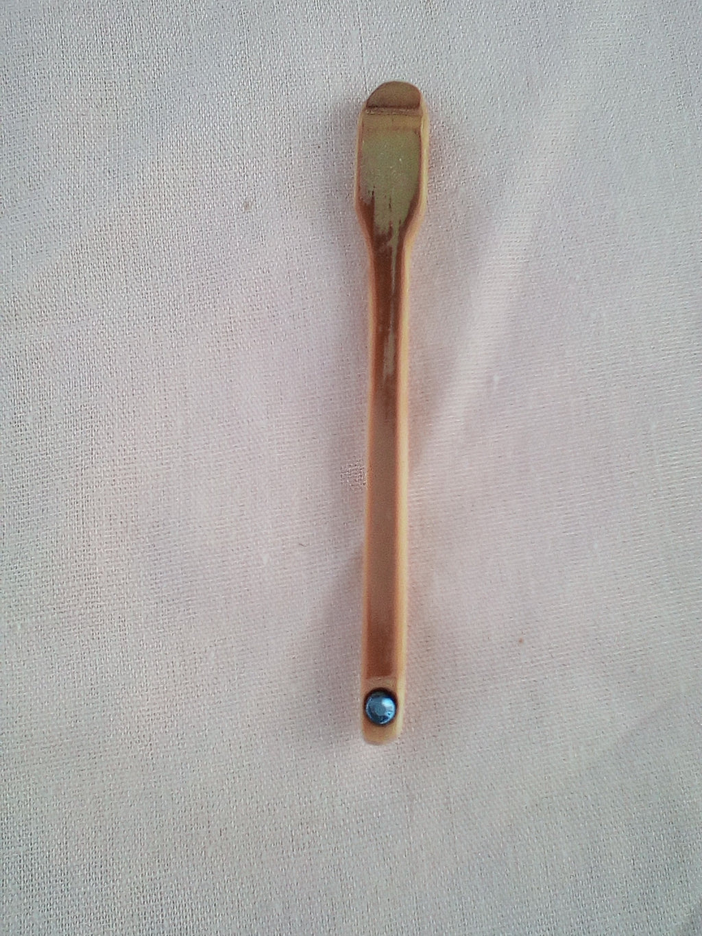 TOUILLEUR EN BAMBOU NOIR OU VERT ARTISANAL de 8-9 cm