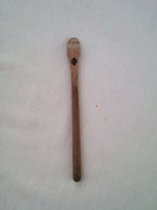 TOUILLEUR EN BAMBOU NOIR OU VERT ARTISANAL de 11-12 cm