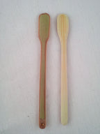 TOUILLEUR EN BAMBOU NOIR OU VERT ARTISANAL de 12-13 cm