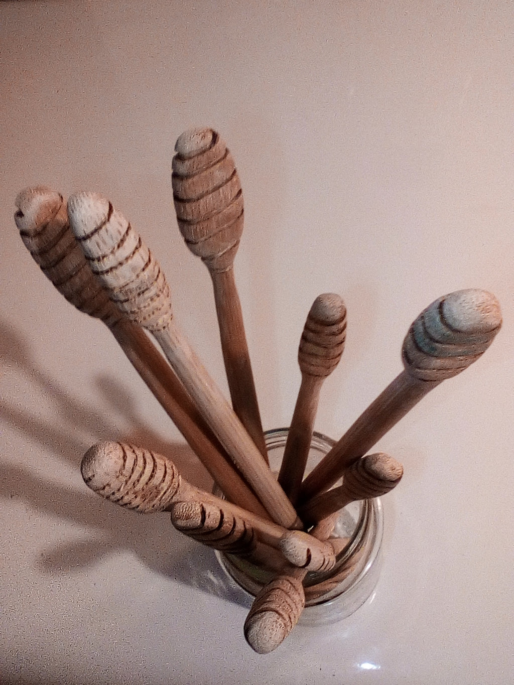 Boules à miel en bambou naturel de 15 à 25 cm