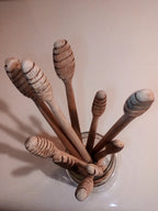 Boules à miel en bambou naturel de 15 à 25 cm