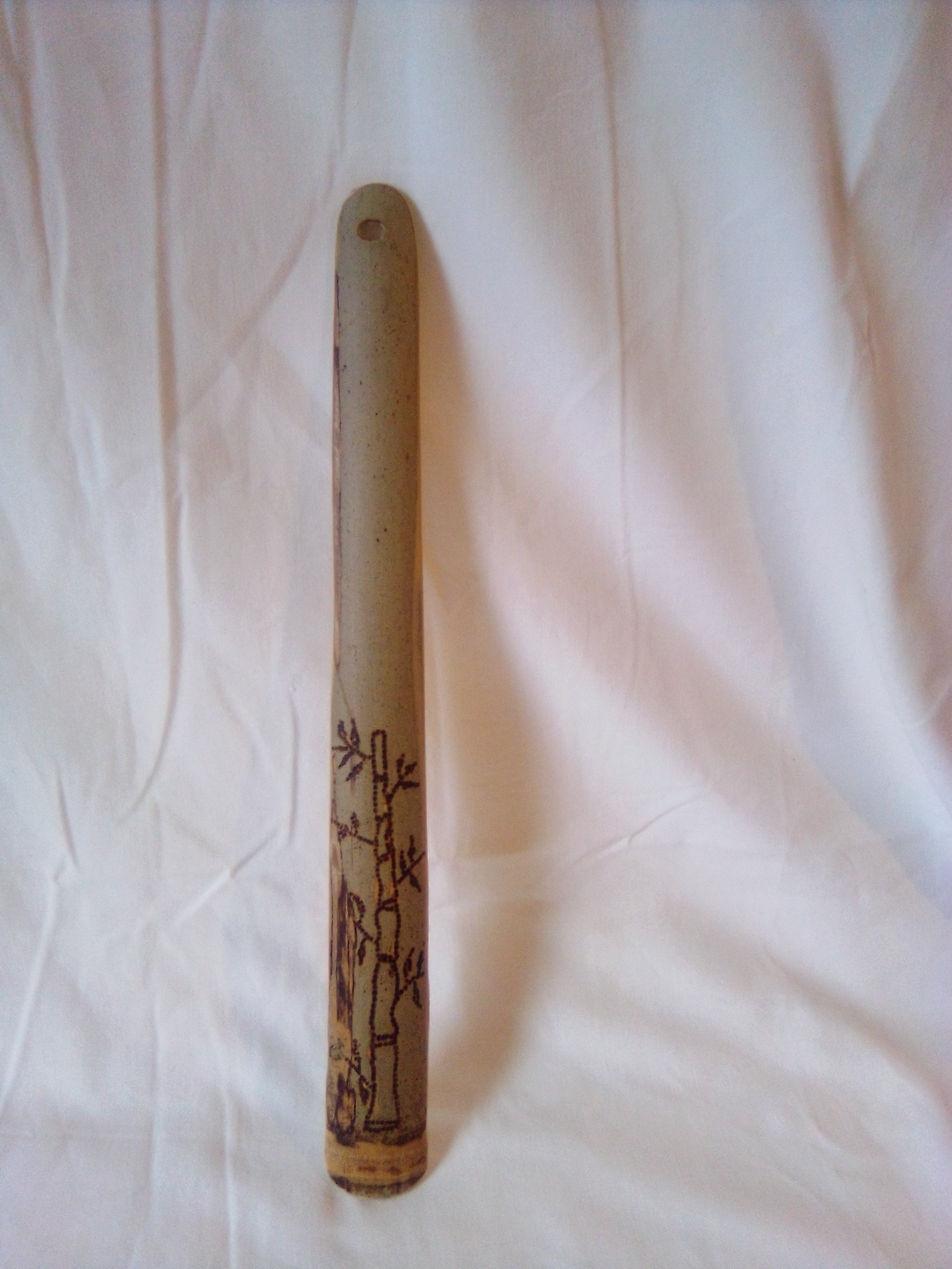 Chausse- pied artisanal en bambou noir ou vert de 20 cm à 50 cm