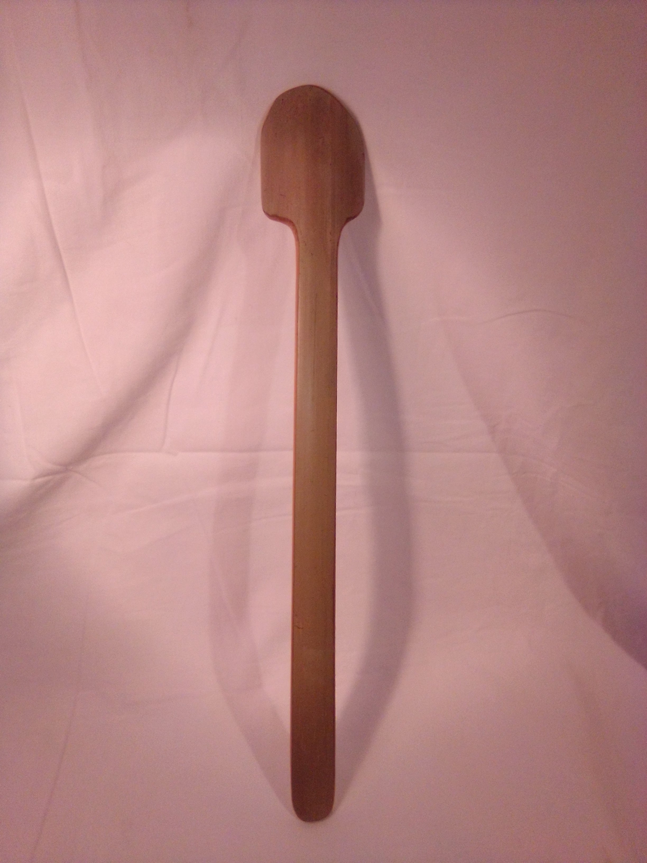 CUILLERES A TOUILLER EN BAMBOU noir ou vert artisanale de 34 cm
