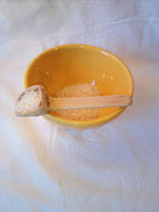Pelle taillée dans le noeud en bambou de 13 cm artisanale