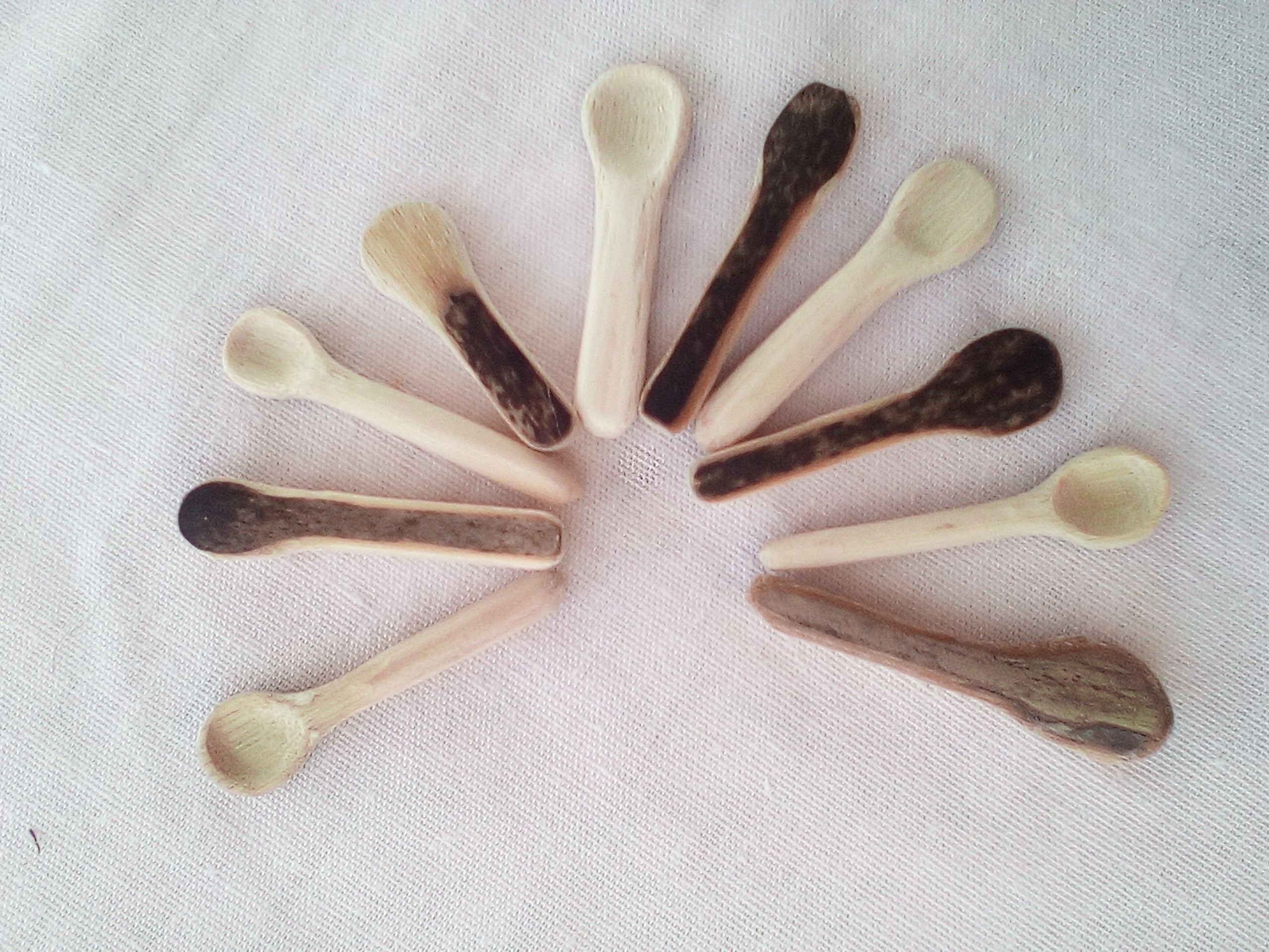 cuillere en bambou artisanale 4-5 cm