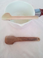 cuillere en bambou vert de 17 cm estampillée